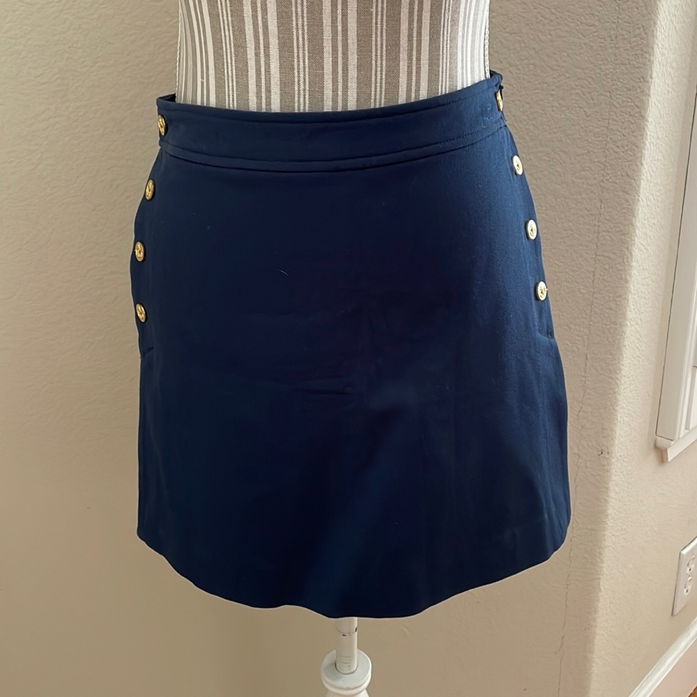 Boston Proper Navy Skort